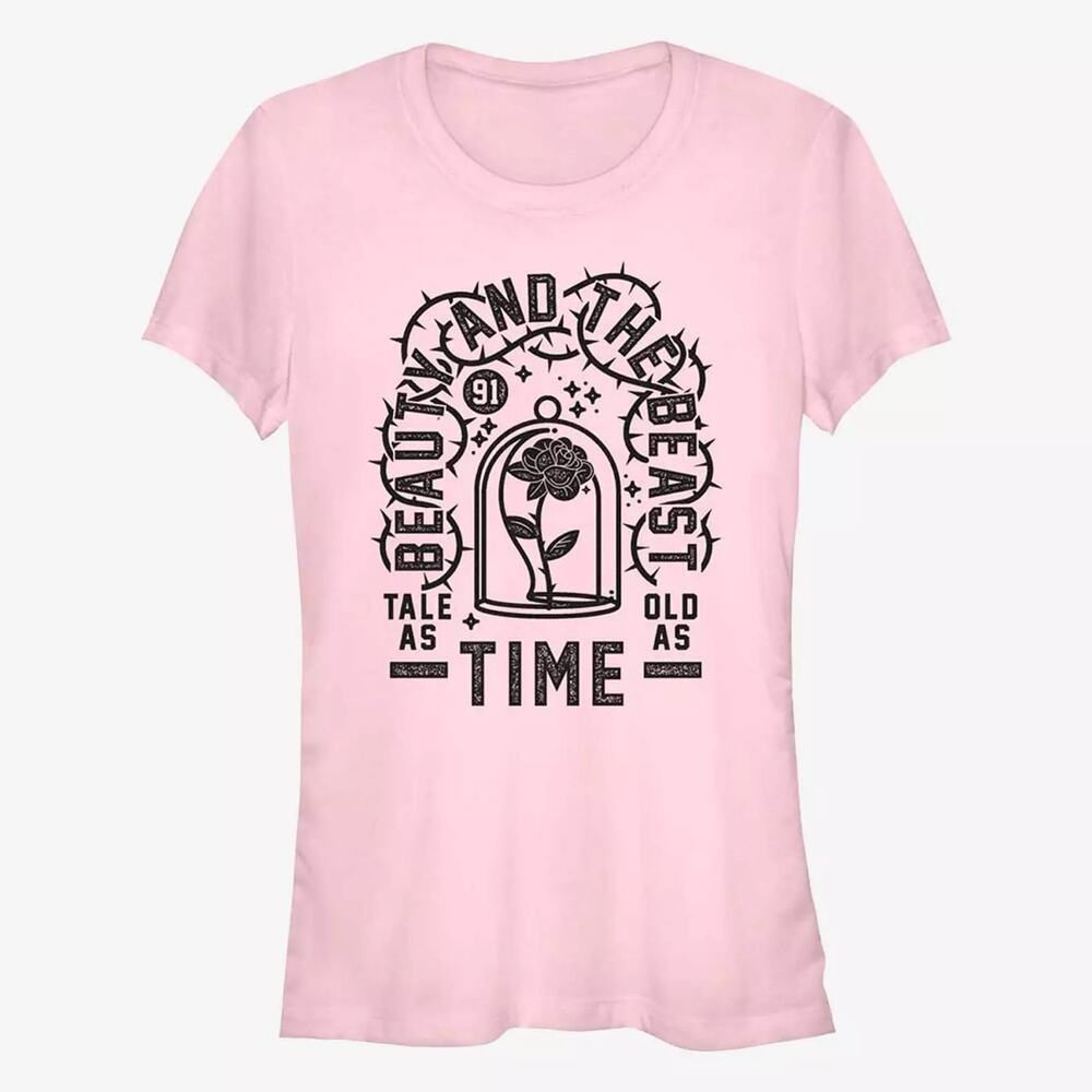 Disney’s Beauty & the Beast “Tale As Old As Time” Tattoo Look Juniors XXL Tee